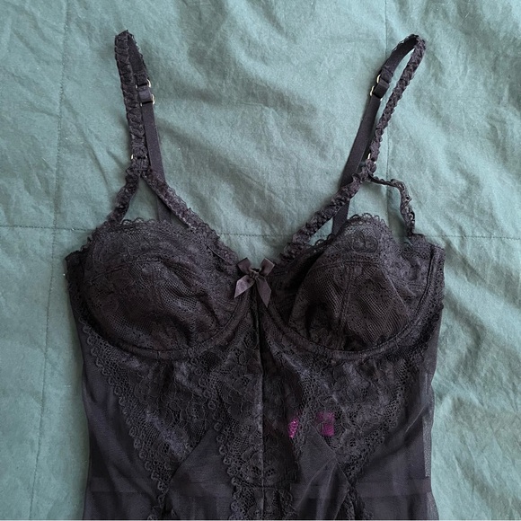 Agent Provocateur Black Lace Corset - Picture 8 of 14